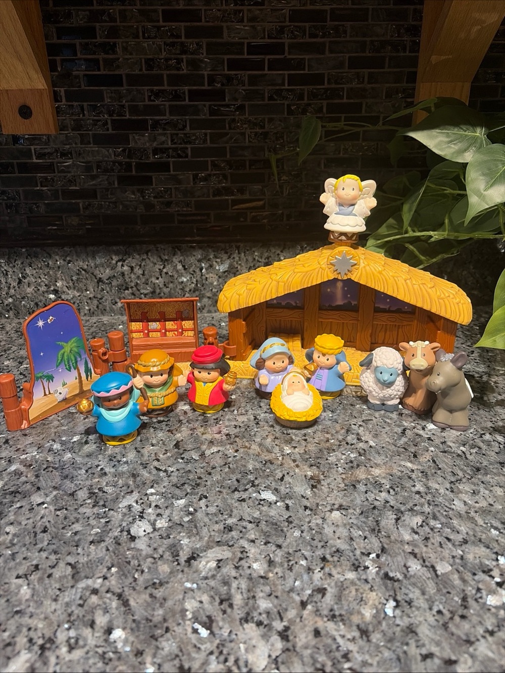 Fisher Price Little People Children's Nativity Christmas Set Religious